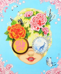 아트타임즈_Copyright.김지희. Sealed smile. 2015. 장지에 채색. 72x60cm_ -