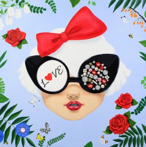 아트타임즈_Sealed smile. 2016. 장지에 채색. 100x100cm_-copyright.김지희